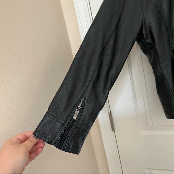 Faux Leather Moto Jacket - Picture 4 of 4